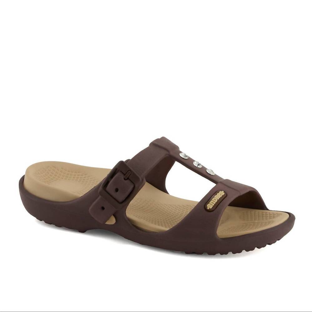 NEW ANDREA women's casual sandal in brown